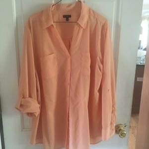Peach blouse